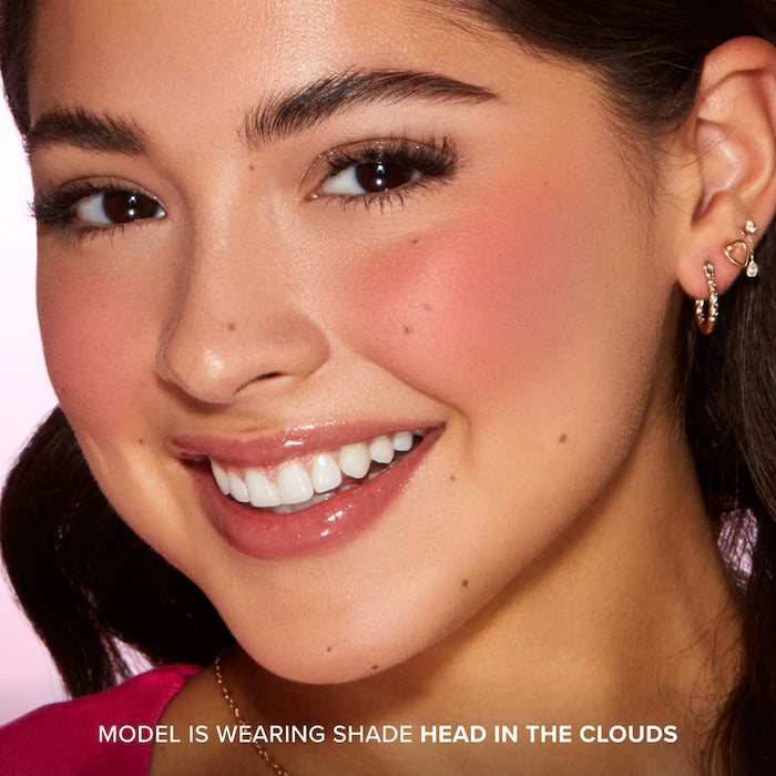 Too Faced 
Cloud Crush Blurring Powder Blush.             Color: Head In The Clouds - dusty muted pink