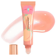 Charlotte Tilbury 
Unreal Lips Healthy Glow Nectar Nourishing Lip Oil with Hyaluronic Acid and Vitamin E Color: Juicylicious Pure Peach - a sheer peach glow