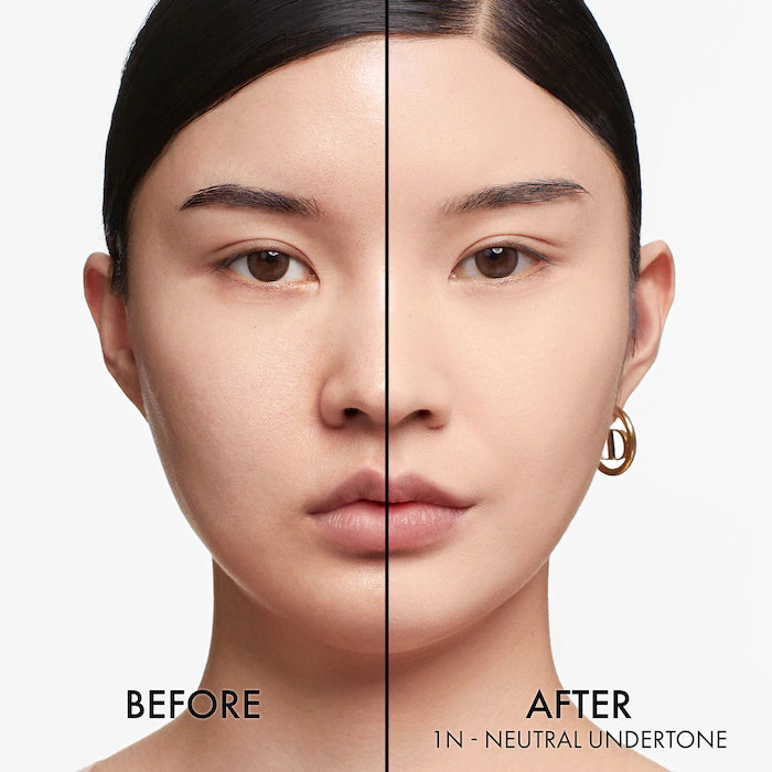 DIOR 
Forever Skin Wear Blurring Natural Matte Foundation - 24HR Ultra Wear Color: 1N Neutral - fair skin with neutral tones