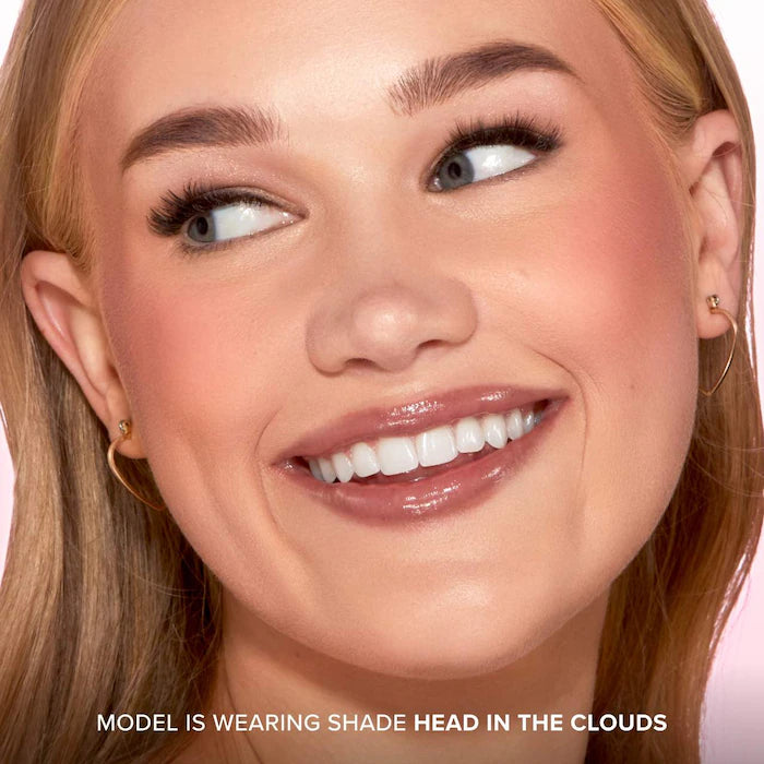 Too Faced 
Cloud Crush Blurring Powder Blush.             Color: Head In The Clouds - dusty muted pink