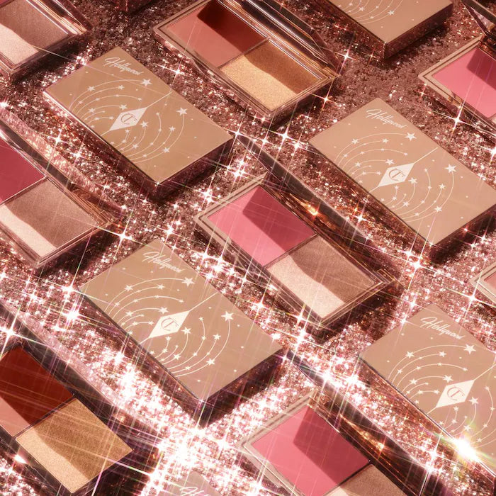 Charlotte Tilbury 
Mini Hollywood Blush & Glow Palette-Pink