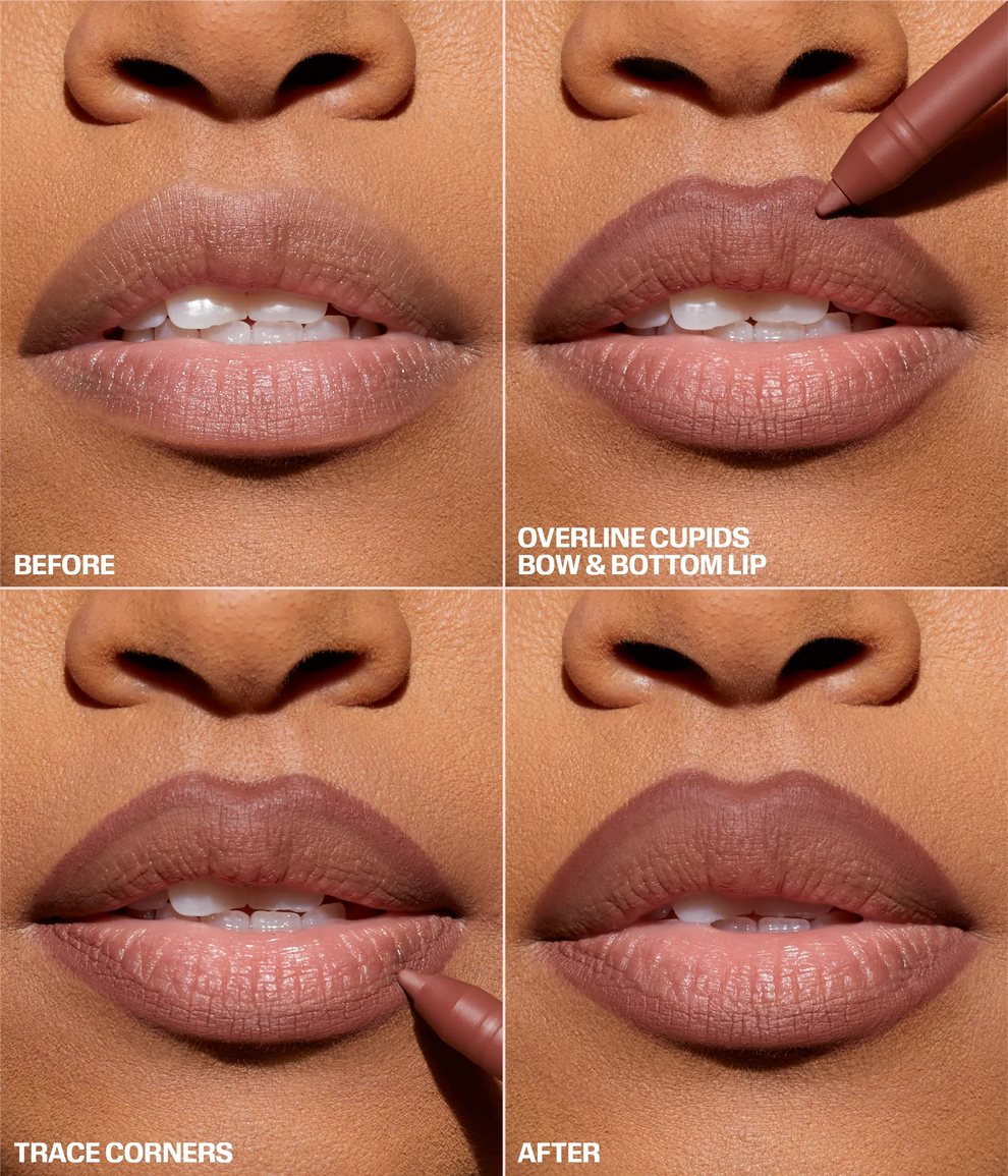 HUDA BEAUTY LIP CONTOUR 2.0 AUTOMATIC MATTE LIP PENCIL-HONEY BEIGE