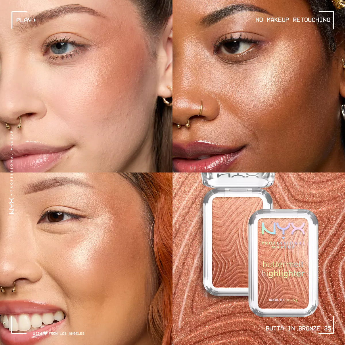 NYX BUTTERMELT HIGHLIGHTER Color: Butta in  Bronze
