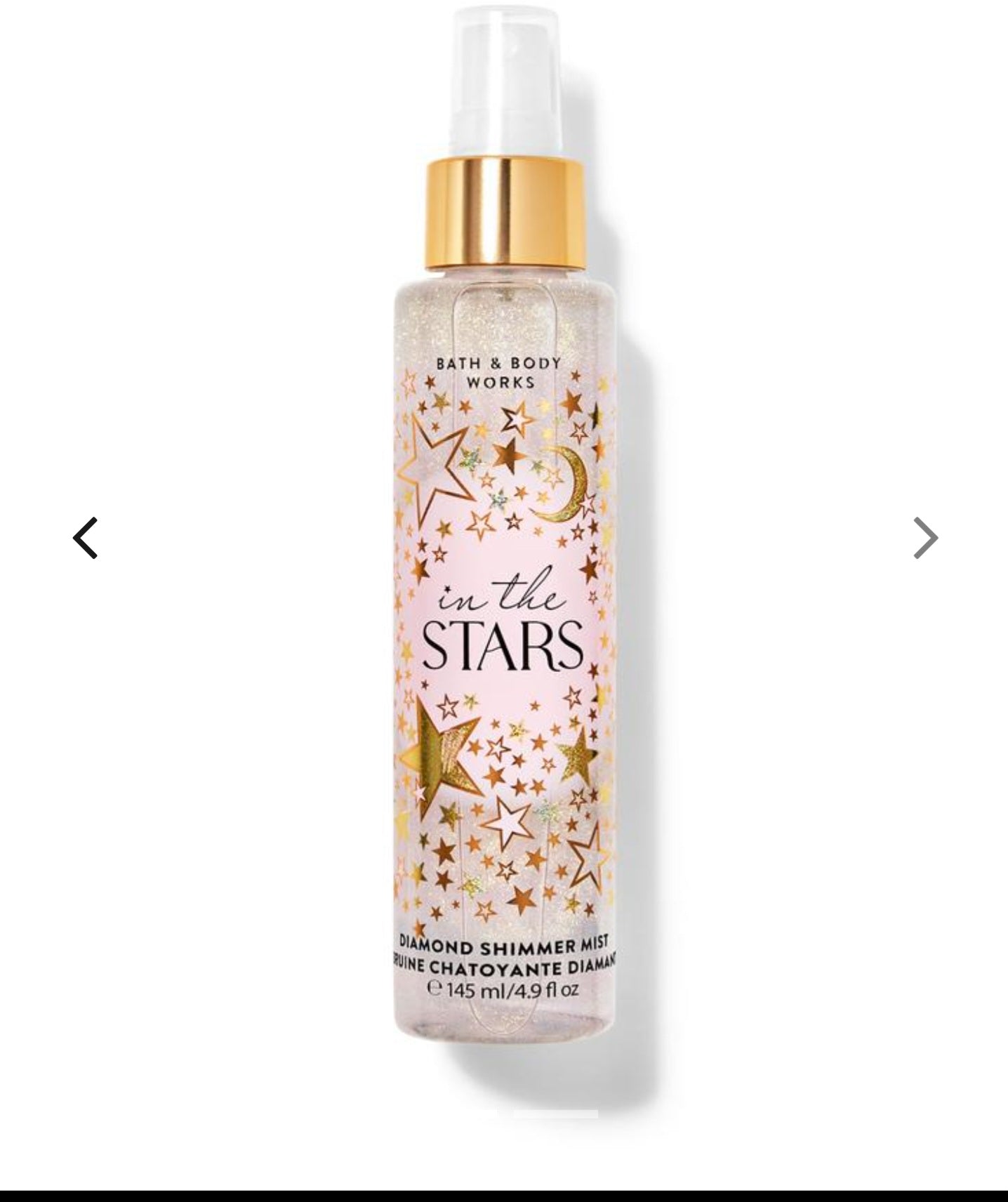 BATH & BODY WORKS IN THE STARS SHIMMER BODY MIST  146ML