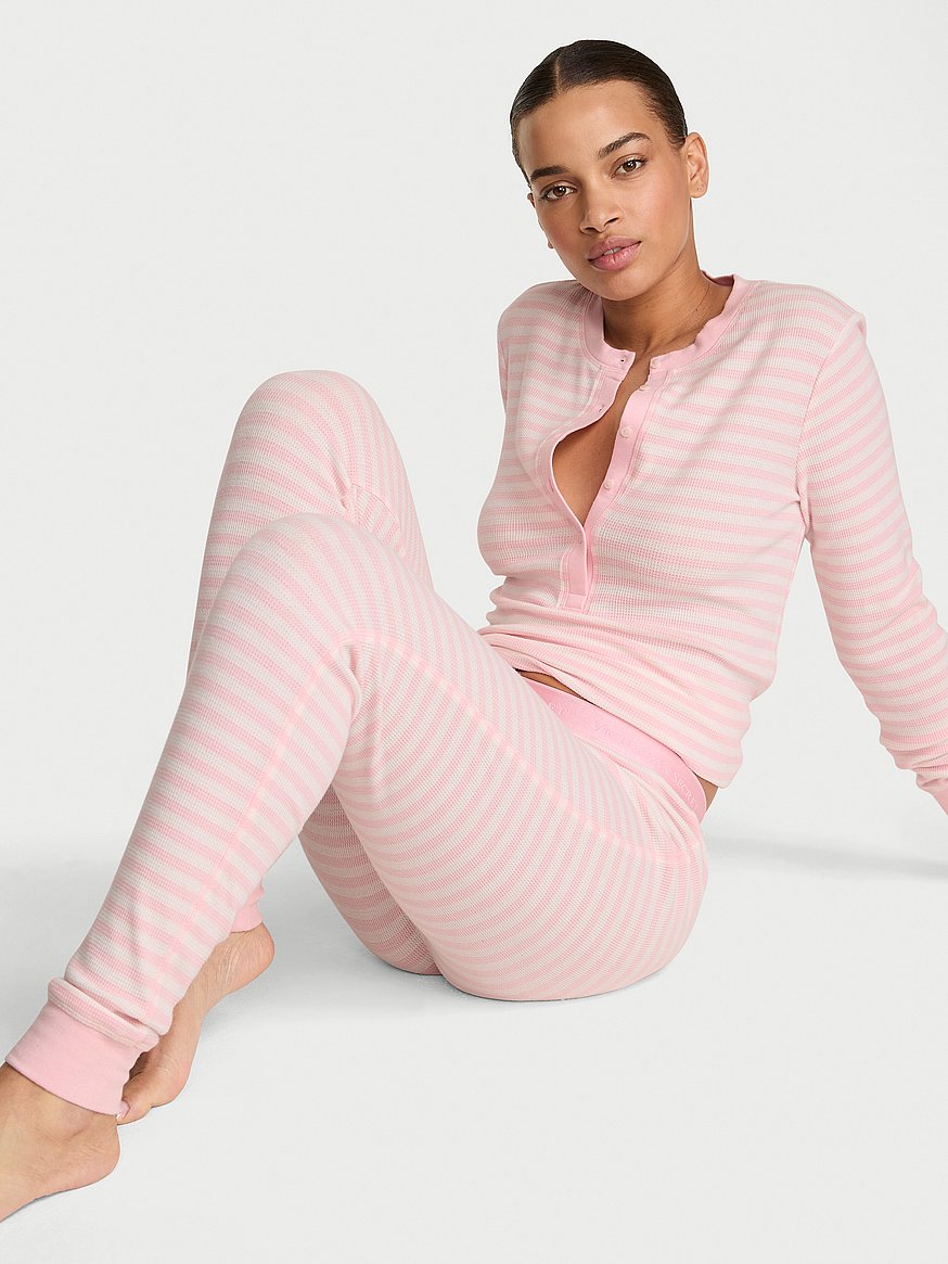 Victoria's Secret
Soft Thermal Henley Long Pajama Set