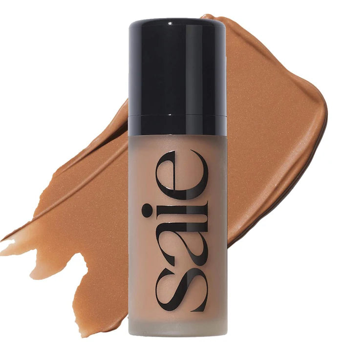 Saie 
Dew Bronze Soft-Focus Sculpting Liquid BronzerColor: Sand - fair to light with neutral-warm undertones