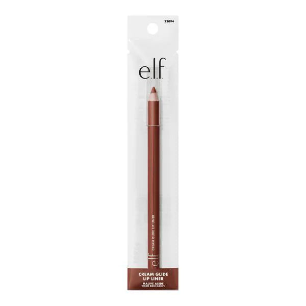 ELF A creamy lip liner pencil that glides on smooth to shape and sculpt your lips with high-pigment color and a semi-matte finish color: Mauve aside