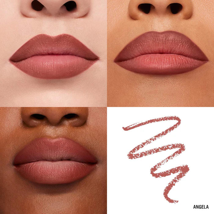 MAKEUP BY MARIO 
Ultra Suede® Sculpting Lip Pencil-                          Color: Toasty - soft pink brown