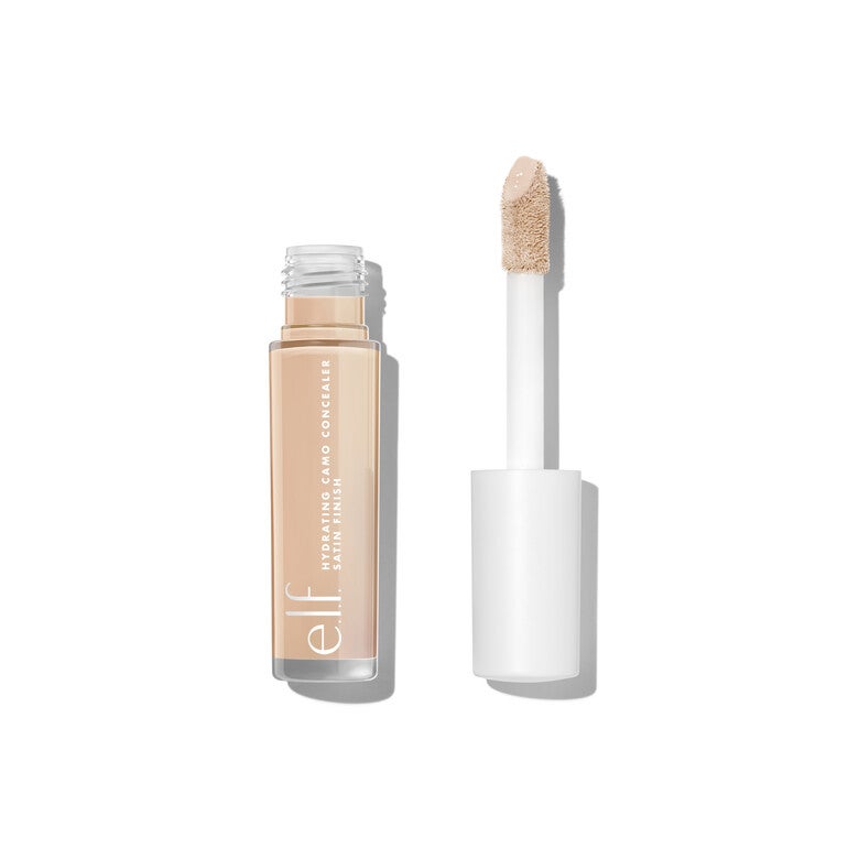ELF Hydrating Camo Concealer COLOR: MEDIUM PEACH Full-coverage, hydrating cream concealer