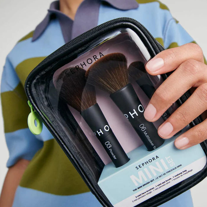 SEPHORA COLLECTION 
Mini Face and Eye Brush Set