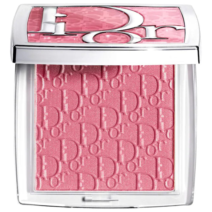 DIOR Rosy Glow Powder Blush Color: 107 Dragonfruit - A powdery pink mauve with golden shimmer