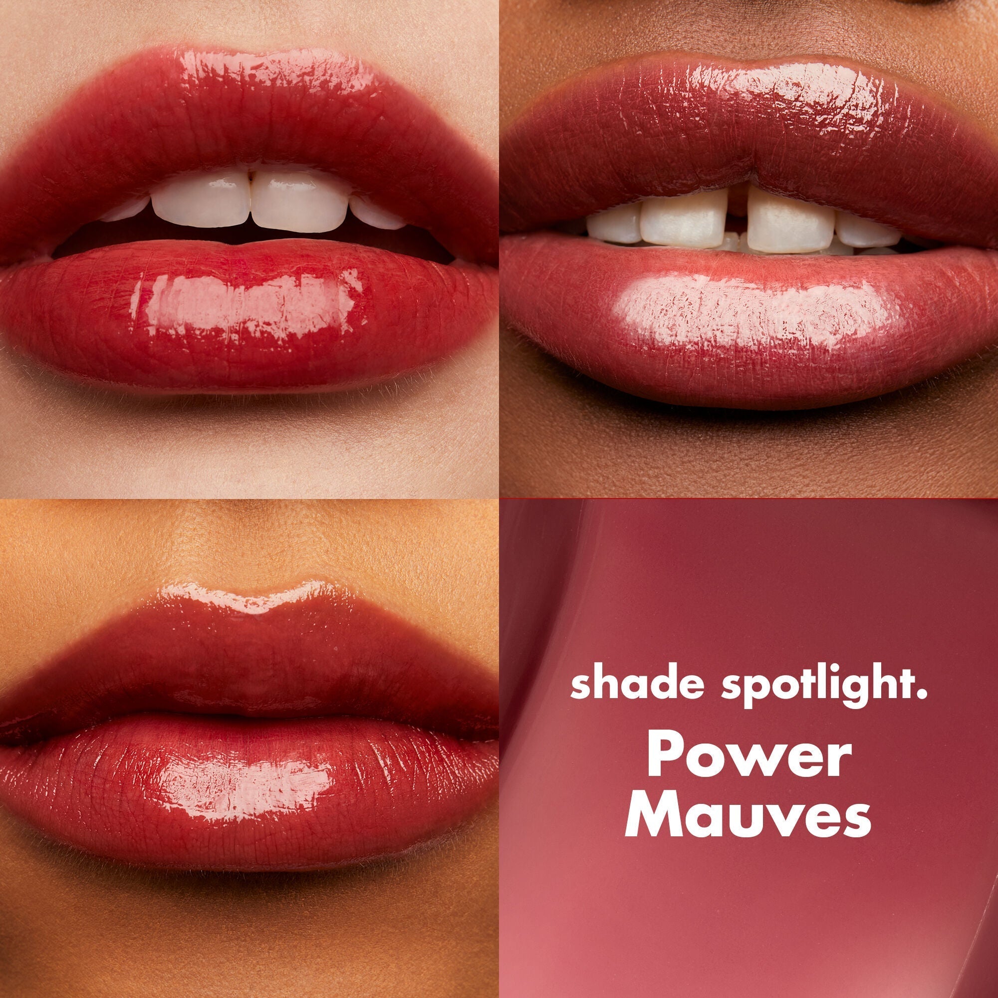 ELF Glossy Lip StainA long-lasting lip stain that gives lips a sheer pop of color and subtle gloss-POWER MAUVE