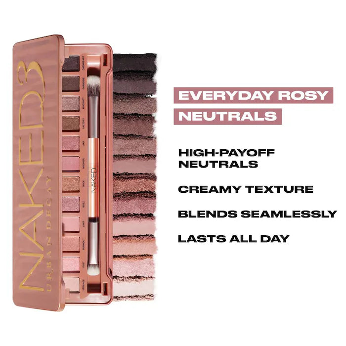 Urban Decay 
Naked3 Soft Pink Eyeshadow Palette.     Type: Naked3