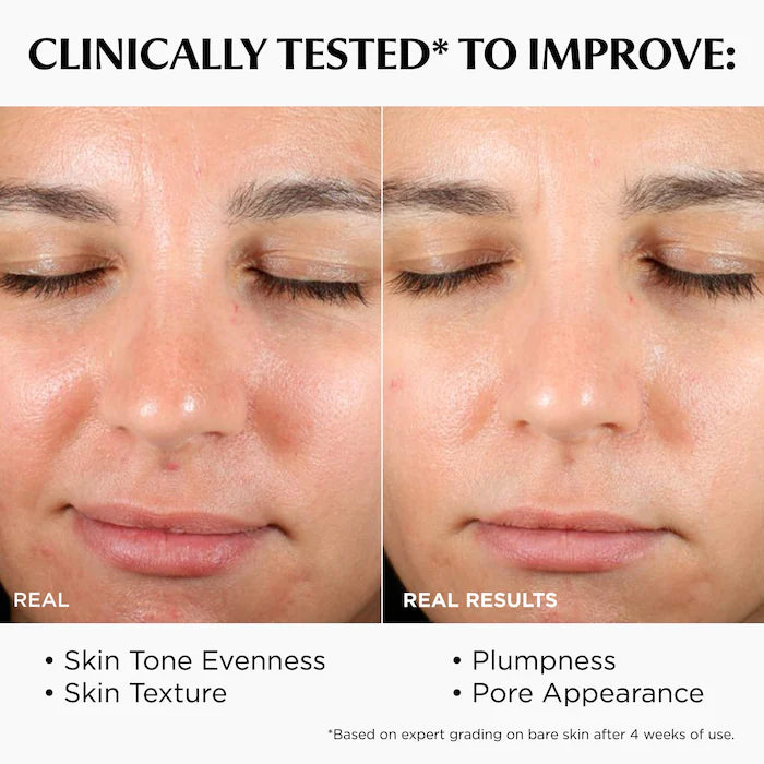 IT Cosmetics 
CC+ Nude Glow Lightweight Foundation + Glow Serum with SPF 40 and Niacinamide-Color: Light Neutral - light with neutral peach undertones