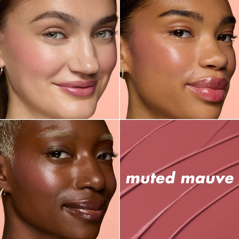 ELF Soft Glam Cream Blush Color: Muted Mauve