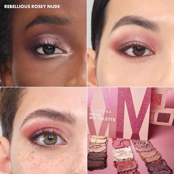 SEPHORA COLLECTION 
Mega Mix Eyeshadow Palette Color: Rebellious Rosey Nude