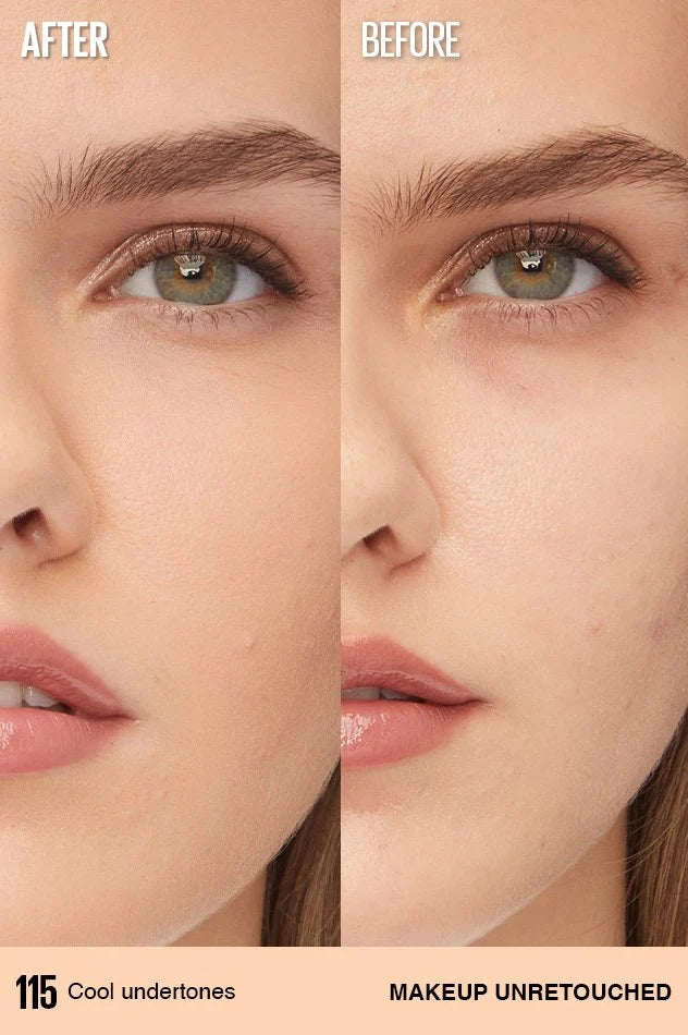 MAYBELLINE Super Stay® Lumi-Matte Foundation makeup
Buildable coverage and up to 30hr wear Shade:115