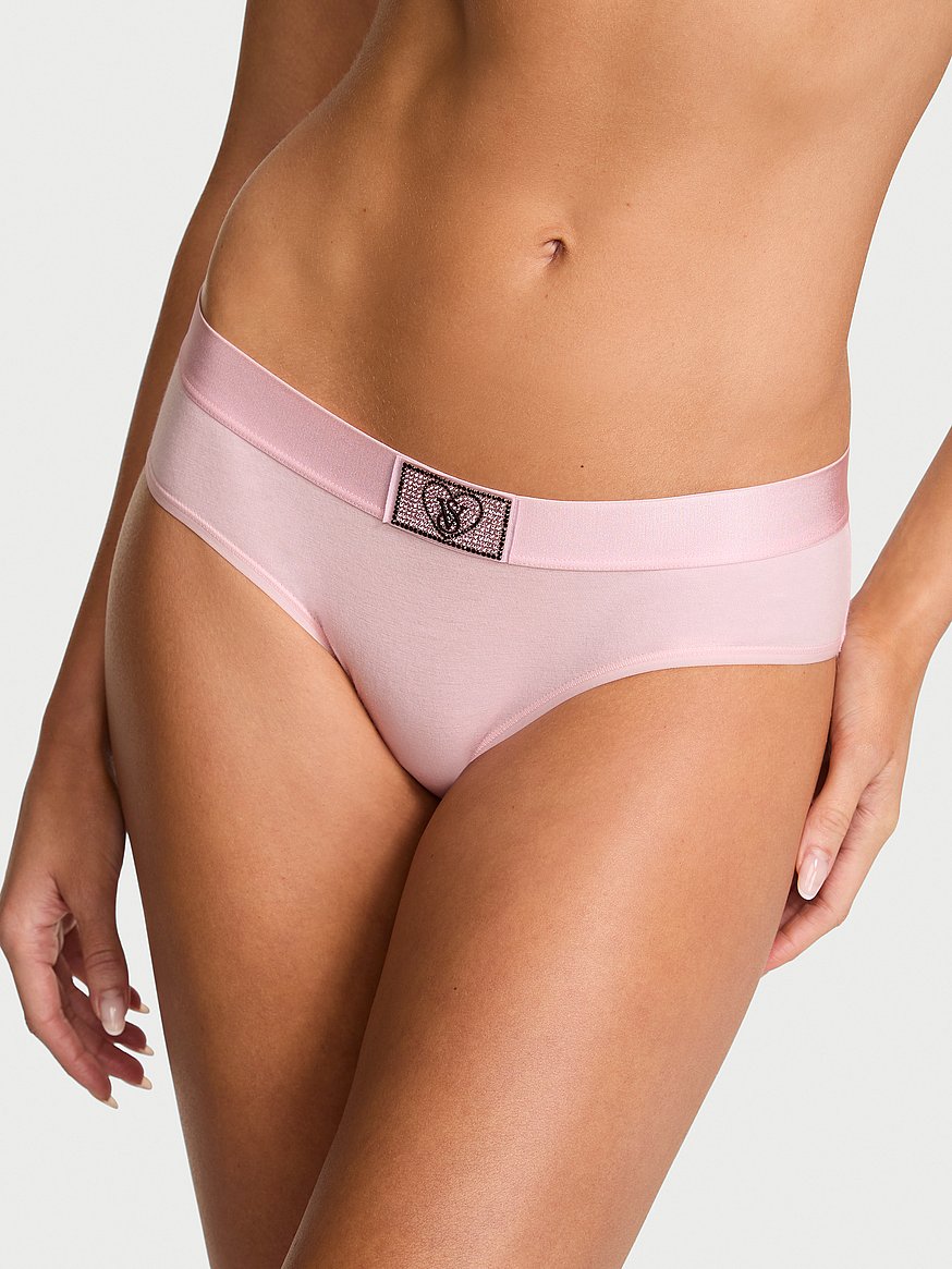 Victoria's Secret
Women's Panties Cotton
Logo Cotton Heart Shine Patch Hiphugger Panty