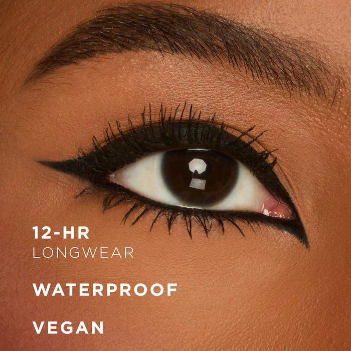 tarte 
double take waterproof liquid & gel pencil eyeliner Color: Black
Size Pencil 0.004 oz x Liquid 0.017 oz/ Pencil 0.11 g x Liquid 0.50 mL