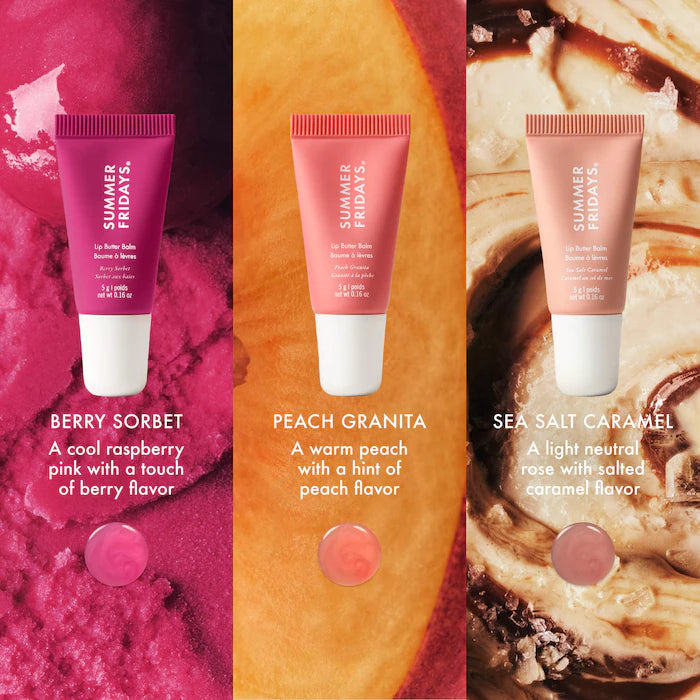 Summer Fridays 
The Sweet Summer Minis Lip Butter Balm Trio Set