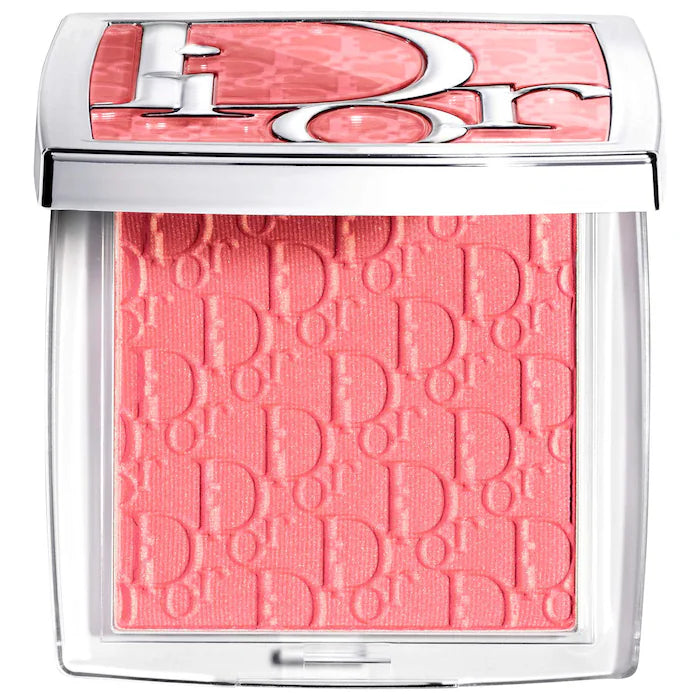 DIOR 
Rosy Glow Powder Blush Color: 106 Pomelo - A nude pink with golden shimmer