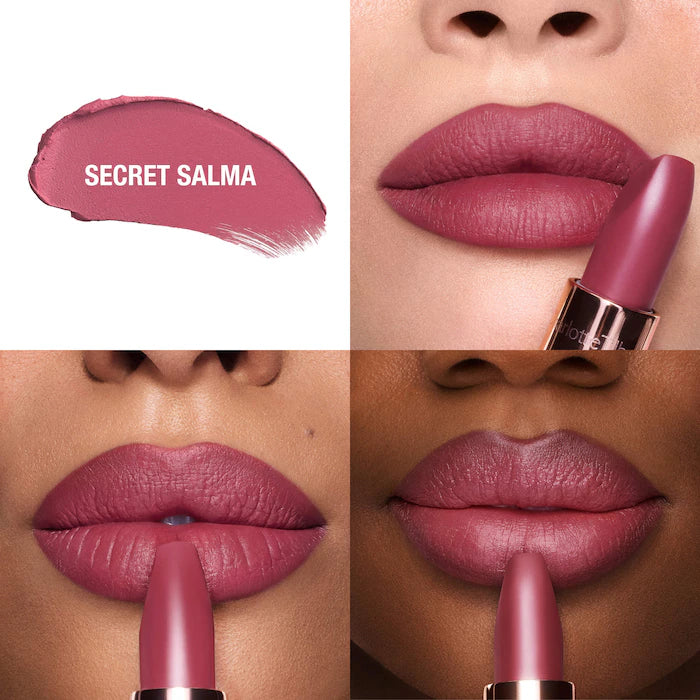 Charlotte Tilbury Matte Revolution Hydrating Lipstick Color: Secret Salma - deep rose plum