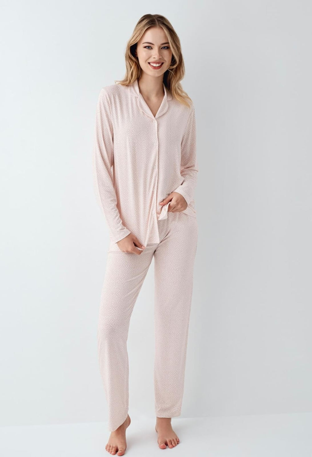 Pinky Polka Dots pyjama Set