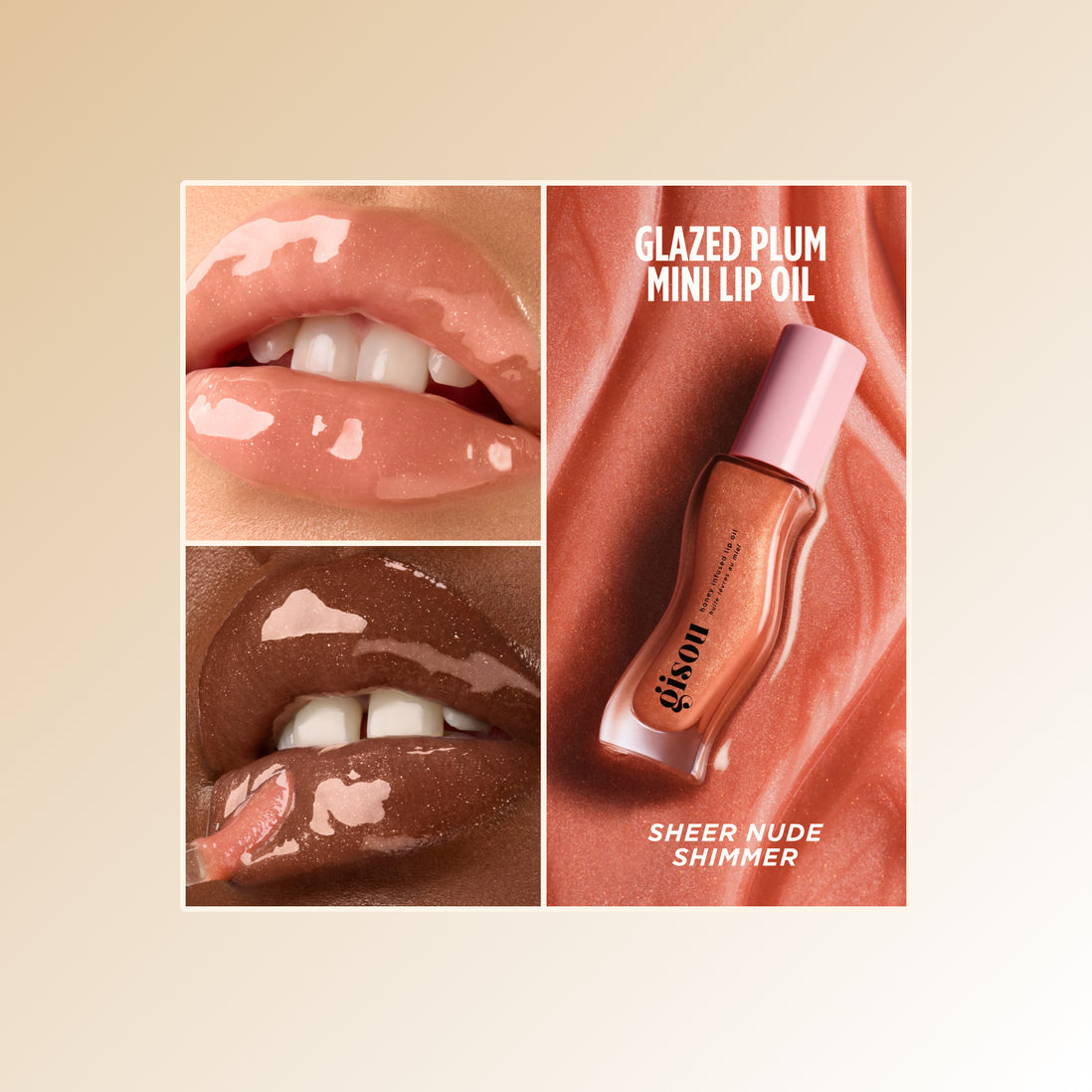 GISOU Gloss Duo Set ( Hair Mask & Lip Oil)