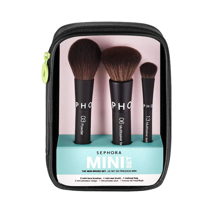 SEPHORA COLLECTION 
Mini Face and Eye Brush Set