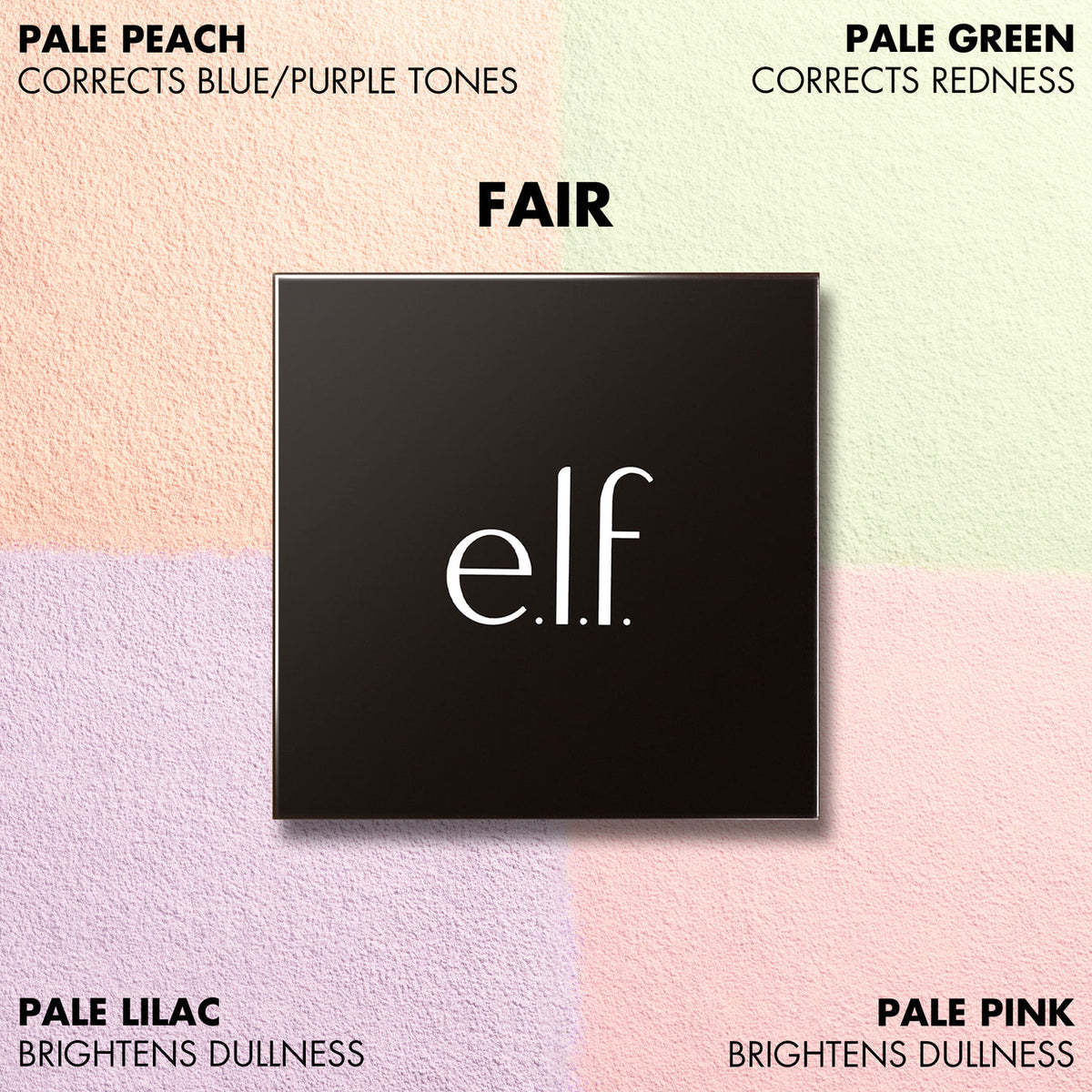 ELF Set It Bright Powder Quad-Color: Fair