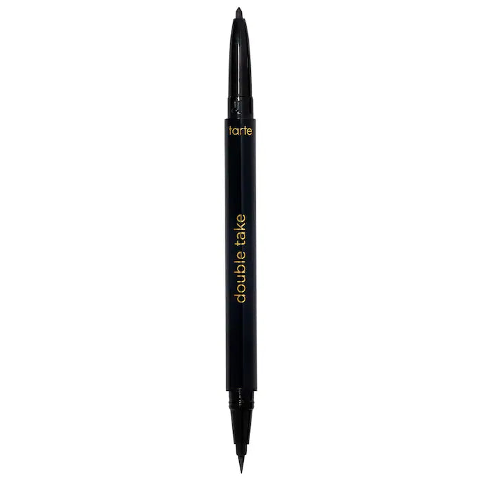 tarte 
double take waterproof liquid & gel pencil eyeliner Color: Black
Size Pencil 0.004 oz x Liquid 0.017 oz/ Pencil 0.11 g x Liquid 0.50 mL