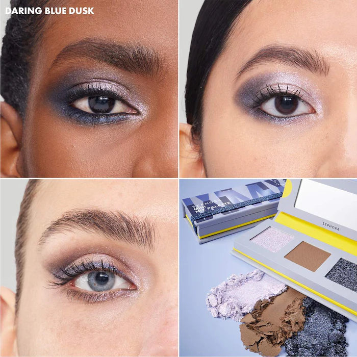 SEPHORA COLLECTION 
Mini Mix Eyeshadow Palette Color: Daring Blue Dusk