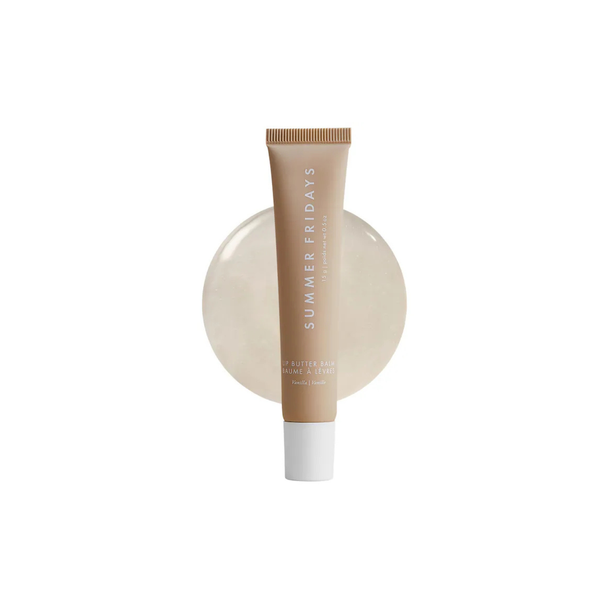 Summer Fridays  Lip Butter Balm for Hydration & Shine-Color: Vanilla - sheer clear