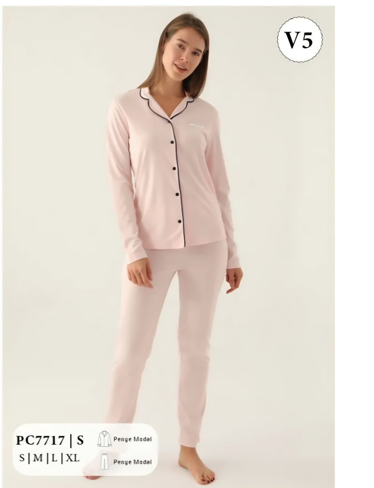Pierre Cardin Paris  pink pyjama set high quality