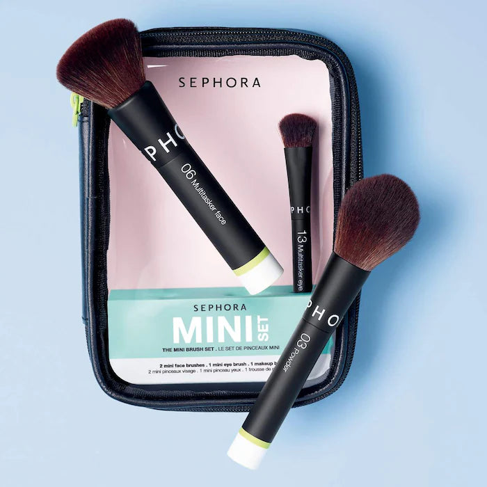 SEPHORA COLLECTION 
Mini Face and Eye Brush Set