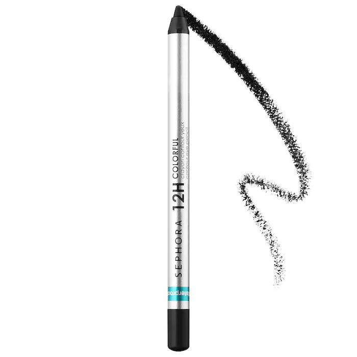 SEPHORA COLLECTION 
12 Hour Colorful Contour Pencil EyelinerColor: 01 Black Lace