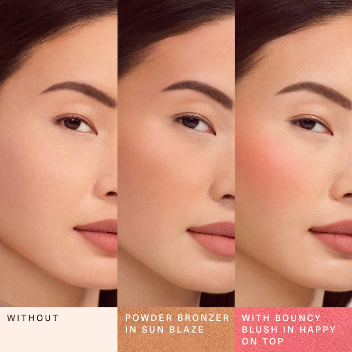 Rare Beauty by Selena Gomez 
Warm Wishes Soft Matte Powder Bronzer           Color: Sun Blaze - tan with neutral warm undertone