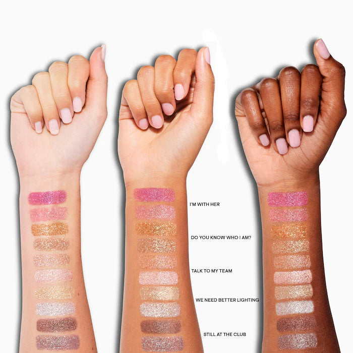 PATRICK TA 
Major Dimension Eye Illusion Eyeshadow Duo Color: We Need Better Lighting - pearl sparkle, golden sparkle