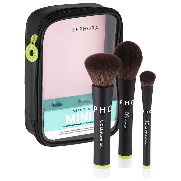SEPHORA COLLECTION 
Mini Face and Eye Brush Set