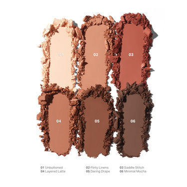 MORPHE ChromaPlus 6-Pan Eyeshadow Palette Tailored Nudes