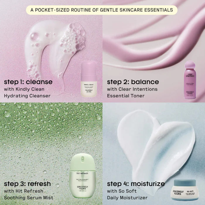 Sincerely Yours 
P.S. Special Delivery - Mini Skincare Essentials Kit