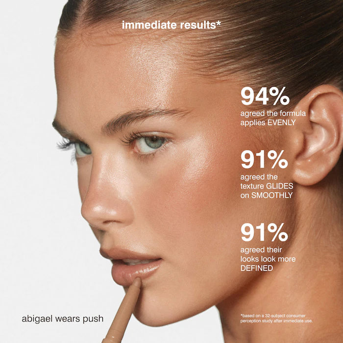 rhode 
Peptide Lip Shape Contouring Lip Shaper Color: Twist - warm taupe