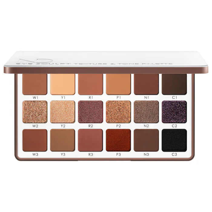 NATASHA DENONA 
Eye Sculpt Texture & Tone Eyeshadow Palette-Color: Dramatic