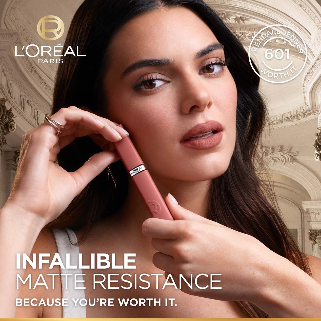 Loreal MATTE LIPSTICK -635 Worth it medium