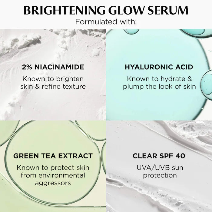 IT Cosmetics 
CC+ Nude Glow Lightweight Foundation + Glow Serum with SPF 40 and Niacinamide-Color: Light Neutral - light with neutral peach undertones