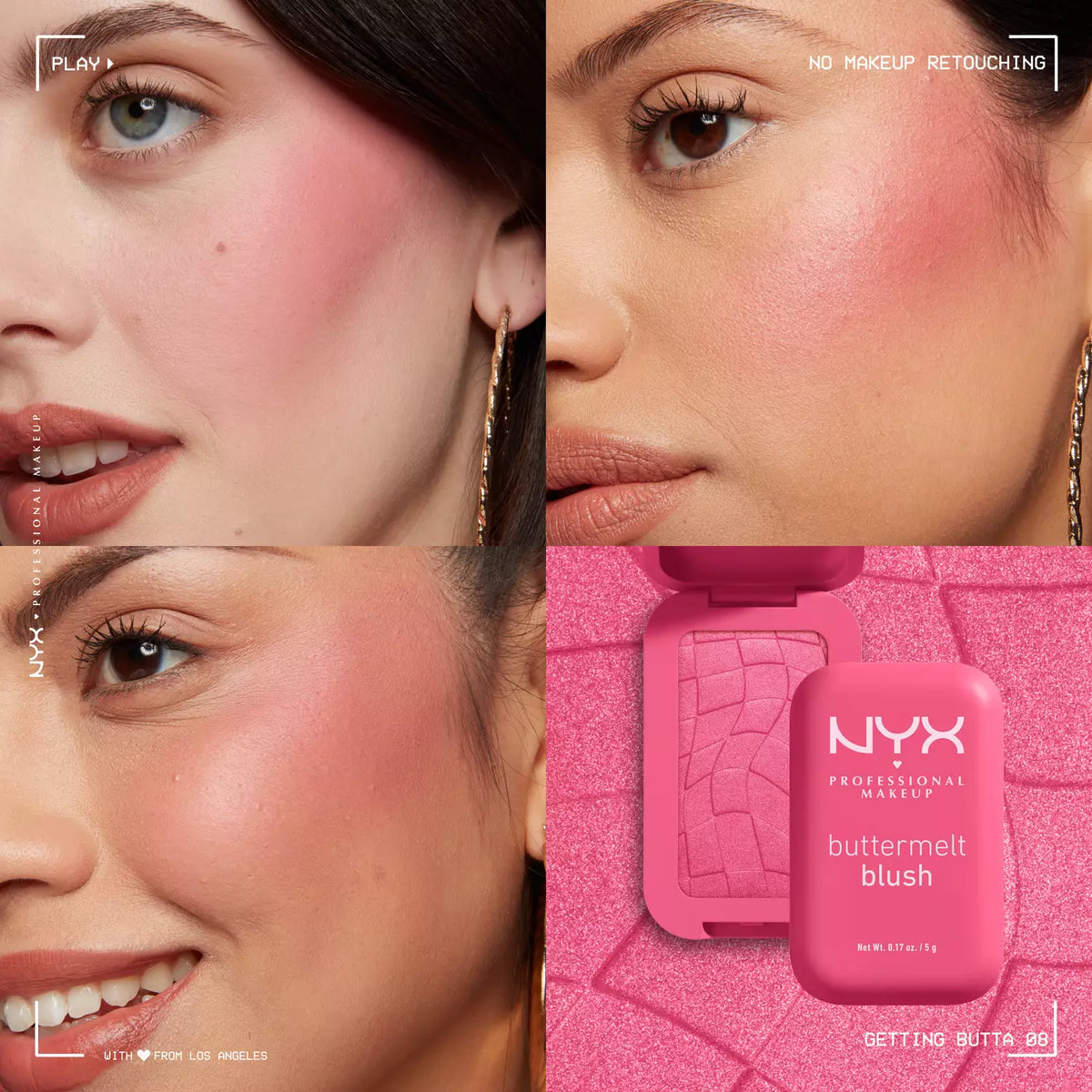 NYX BUTTERMELT BLUSH - GETTING BUTTA -08