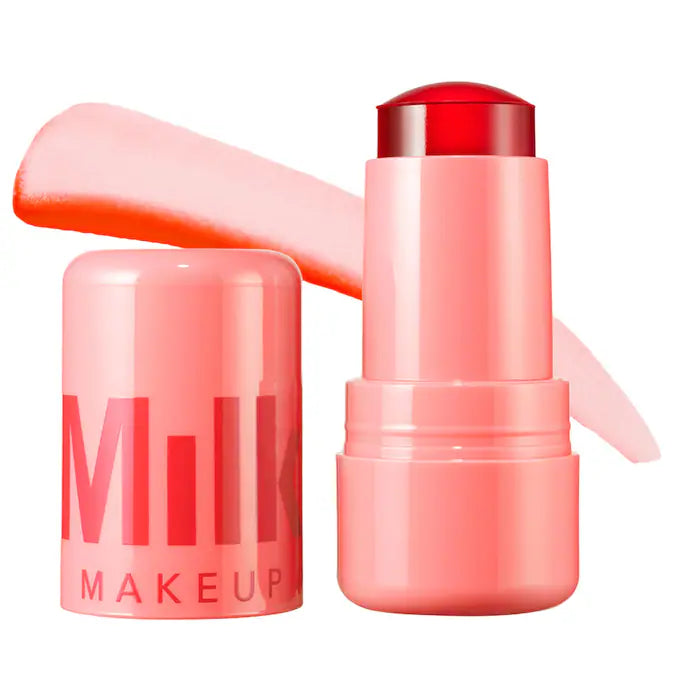 MILK MAKEUP 
Cooling Water Jelly Tint Lip + Cheek Blush Stain.   Color: Spritz - Coral Orange
