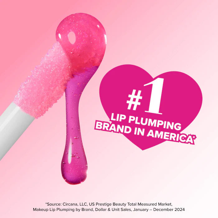 Too Faced 
Lip Injection Maximum Plump Extra Strength Hydrating Lip Plumper Color: Yummy Bear - red pink with hot pink pearl