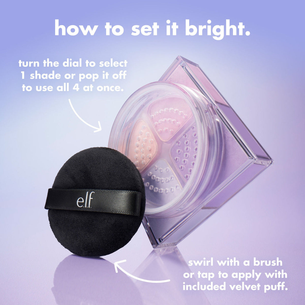 Set It Bright Powder Quad
 color: Light