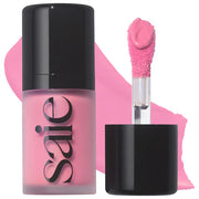 Saie 
Mini Dew Blush Liquid Cream Blush-Color: Baby - cool baby pink